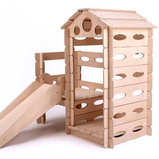 Drevený Montessori domček na hranie Build & Play - Katehaa - Domčeky na hranie - KiiDS.SHOP