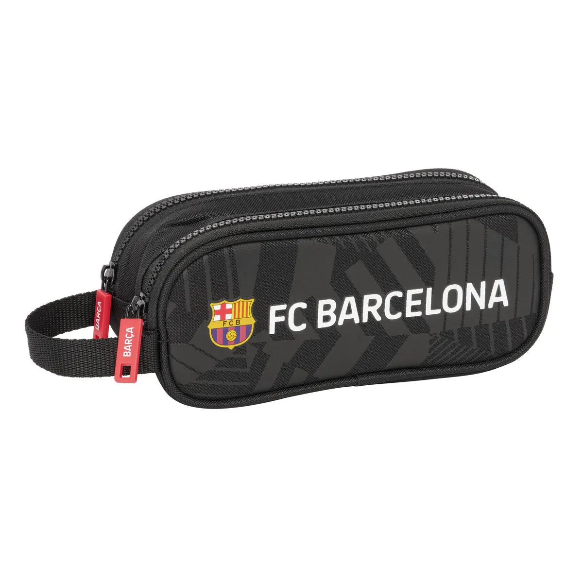 Dvojitý Peračník F.c. Barcelona Black čierna 21 x 8 6 Cm - Peračníky Dvojité