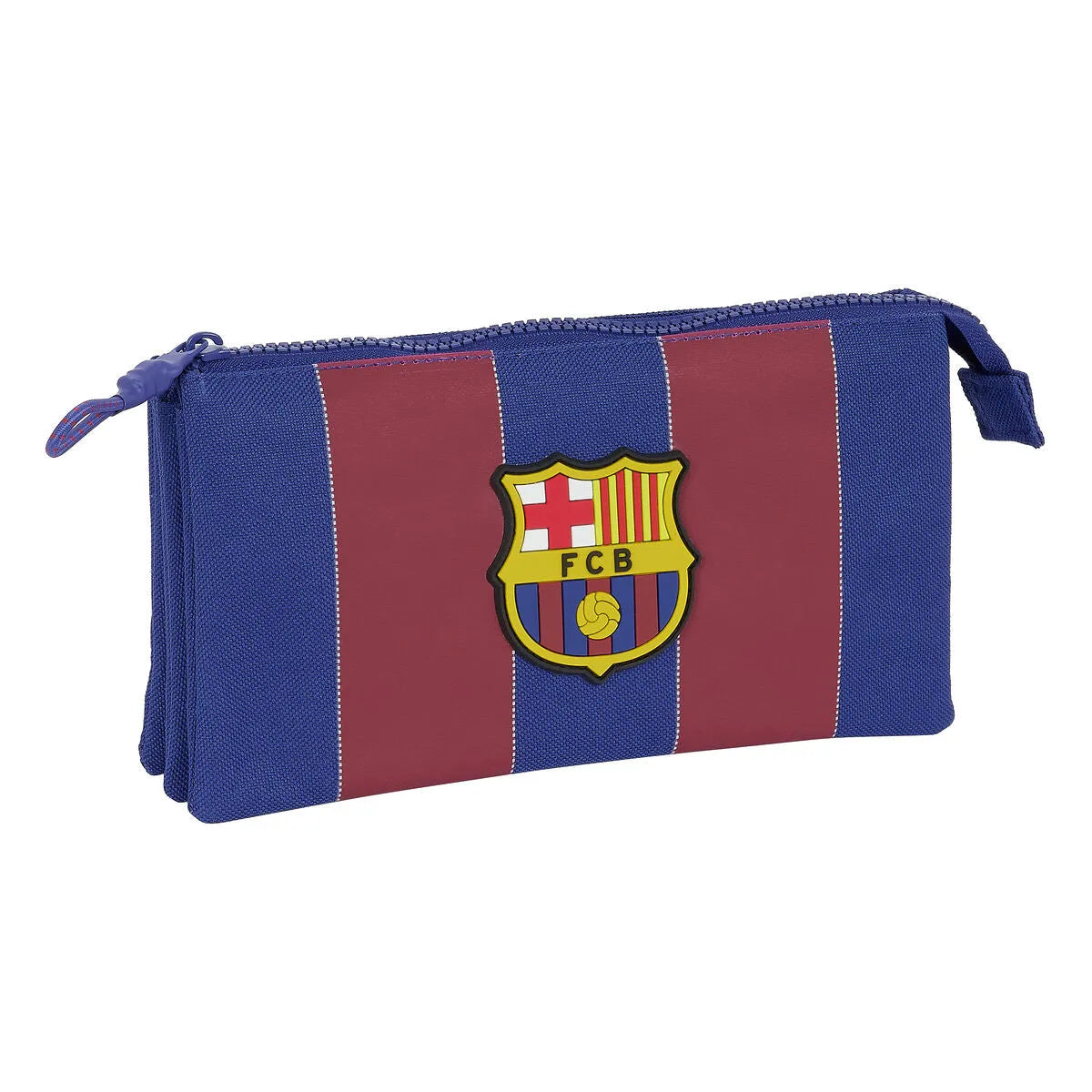 Dvojitý Peračník F.c. Barcelona červená Námornícka Modrá 22 x 12 3 Cm - Peračníky Dvojité