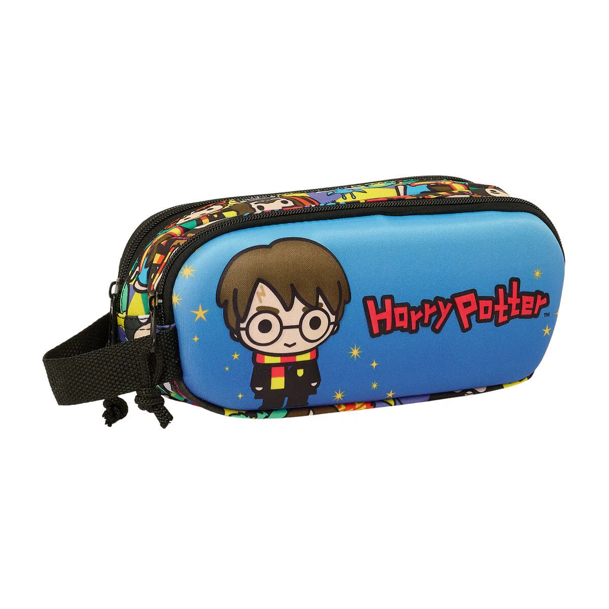 Dvojitý Peračník Harry Potter Modrá Viacfarebná 21 x 8 6 Cm 3d - Kancelária a Kancelárske Potreby školský