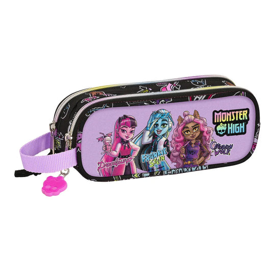 Dvojitý Peračník Monster High Creep čierna 21 x 8 6 Cm - Kancelária a Kancelárske Potreby školský Vzdelávací Materiál