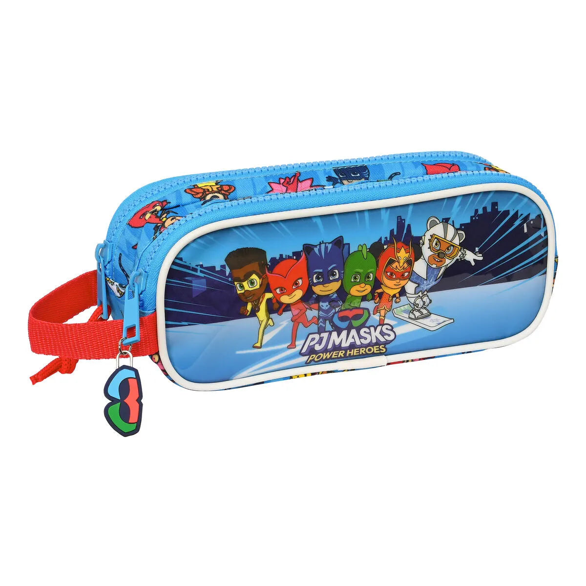 Dvojitý Peračník Pj Masks Modrá 21 x 8 6 Cm - Peračníky Dvojité