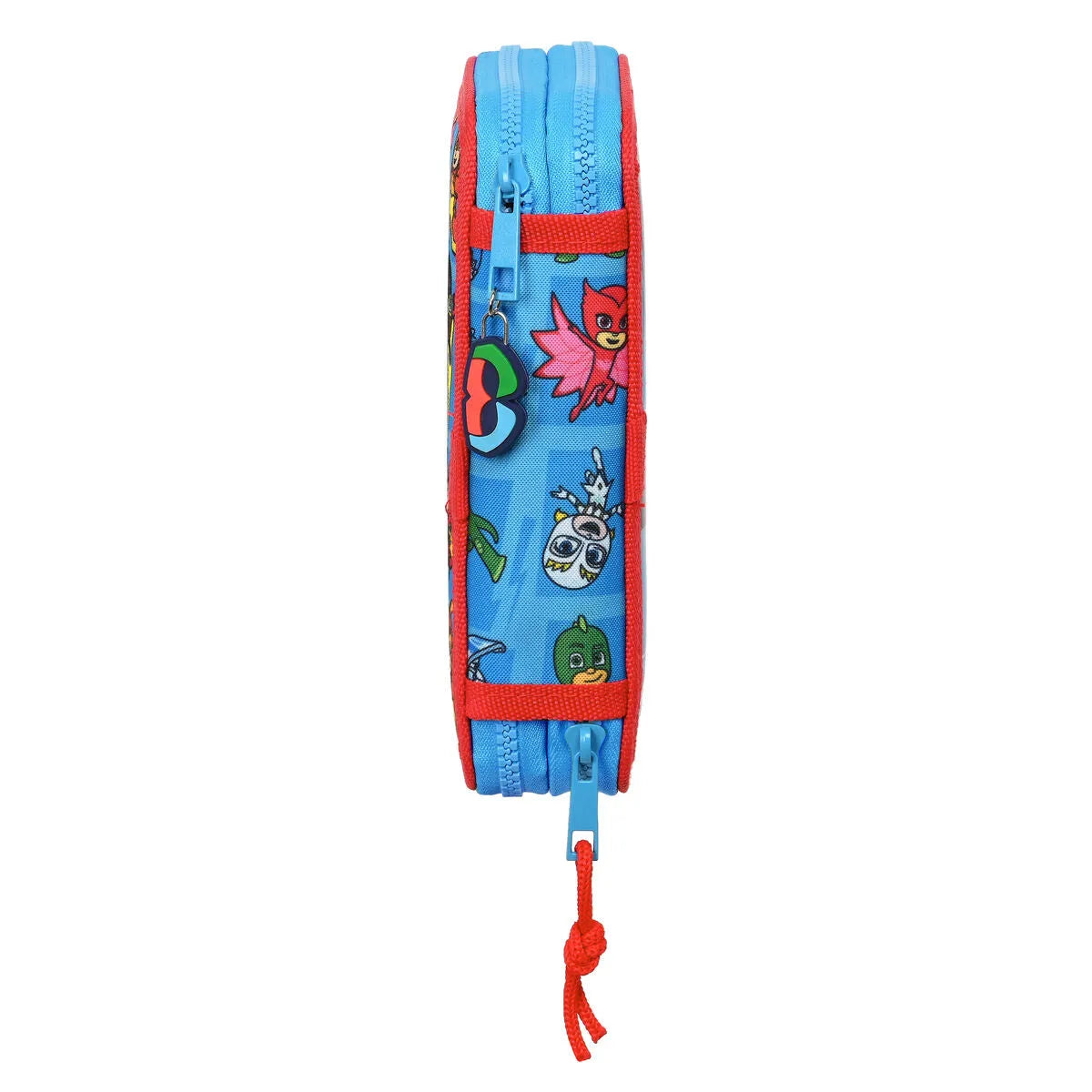 Dvojitý Peračník Plumier Pj Masks 12.5 x 19.5 4 Cm Modrá (28 Pcs) - Kancelária a Kancelárske Potreby školský