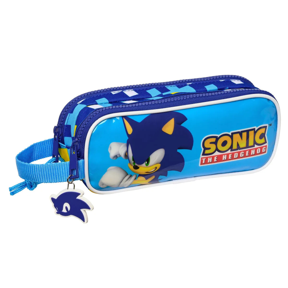 Dvojitý Peračník Sonic Speed Modrá 21 x 8 6 Cm - Kancelária a Kancelárske Potreby školský Vzdelávací Materiál