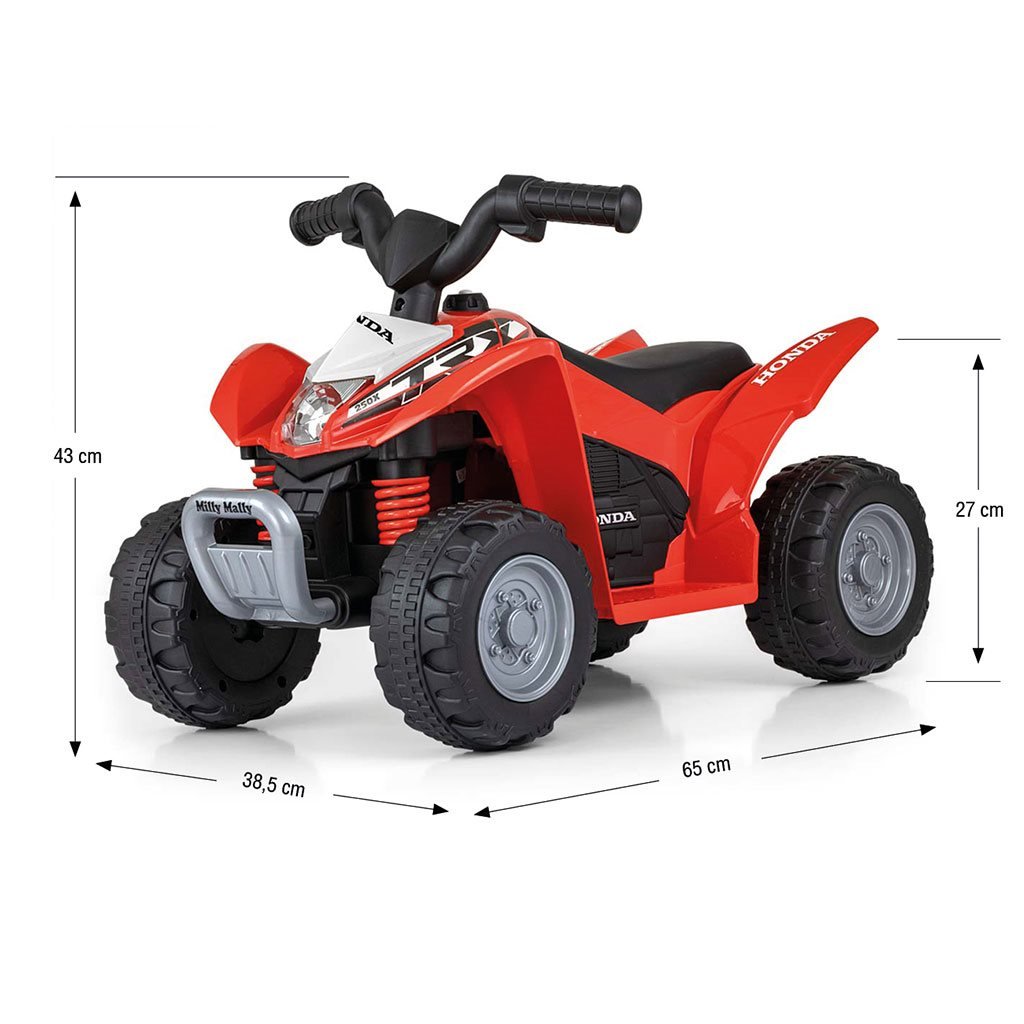 Elektrická štvorkolka Milly Mally Honda Atv červená - Elektrické Autá - Milly Mally