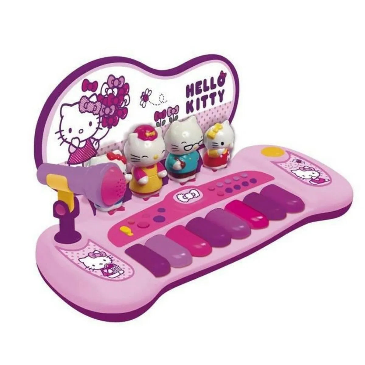 Elektrický Klavír Hello Kitty - Hračky a Hry Hudobné Nástroje pre Deti