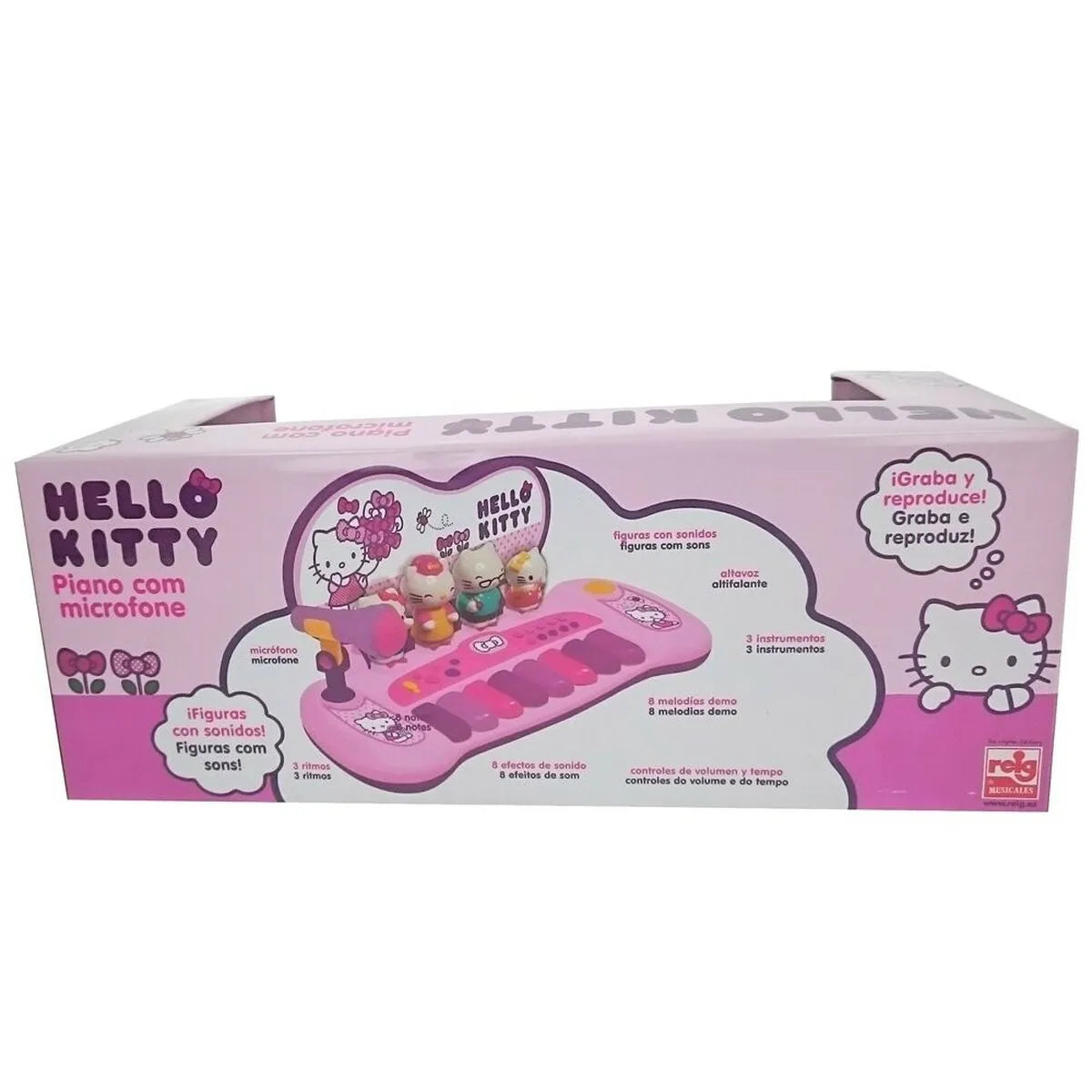 Elektrický Klavír Hello Kitty - Hračky a Hry Hudobné Nástroje pre Deti