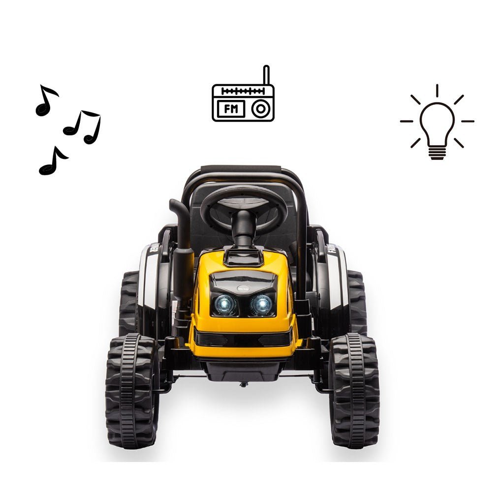 Elektrický Traktor s Prívesom Milly Mally Farmer červený - Elektrické Autá - Milly Mally