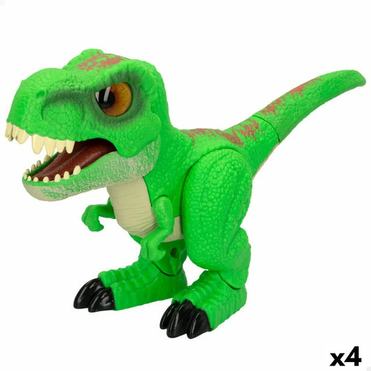 Figúrk Funville T-rex 30,5 x 19 8 Cm Plastické (4 Kusov) - Hračky a Hry Bábiky Postavičky