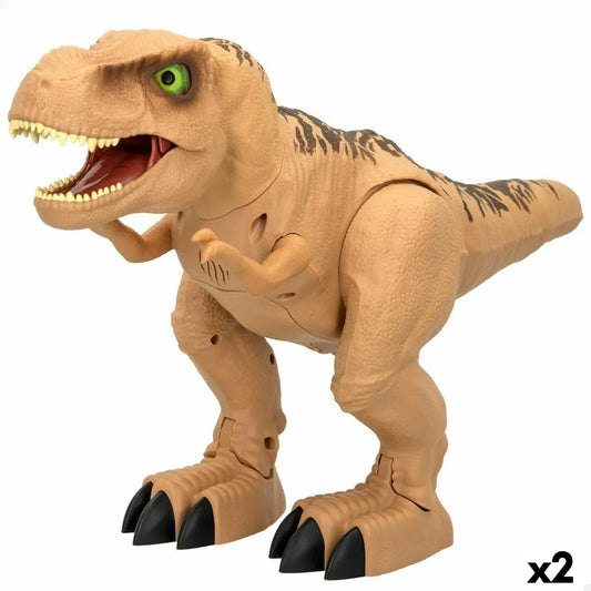 Figúrk Funville T-rex 45 x 28 15 Cm Plastické (2 Kusov) - Hračky a Hry Bábiky Postavičky