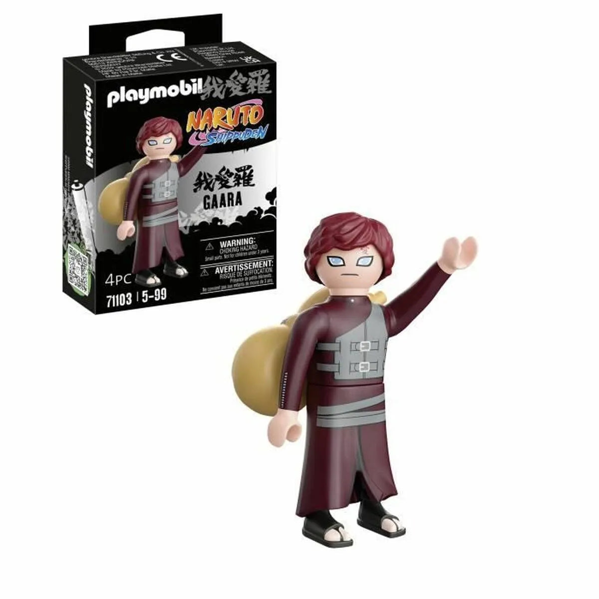 Figúrk Playmobil Naruto Shippuden - Gaara 71103 4 Kusy - Hracie Sady