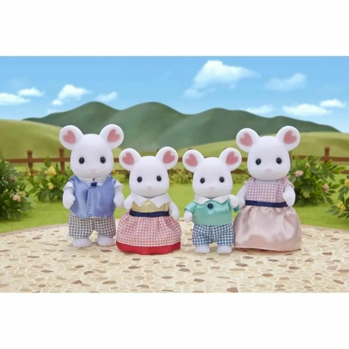 Figúrky Sylvanian Families 5308 Marshmallow Mouse Family - Bábiky