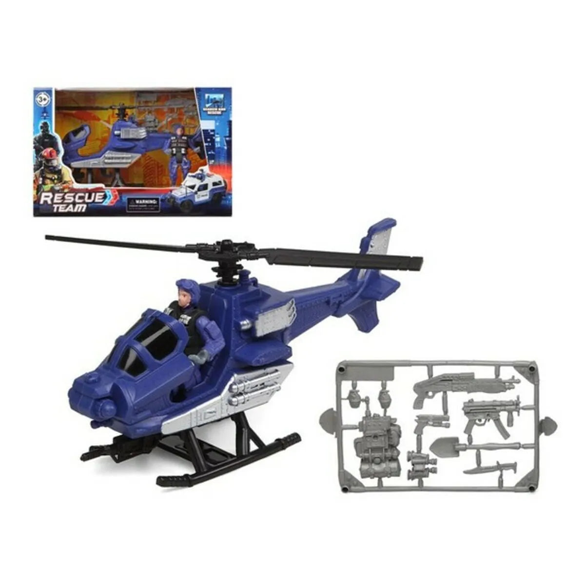 Helikoptéra Rescue Team 66314 28 x 18 Cm - Hracie Sady - Bigbuy Fun