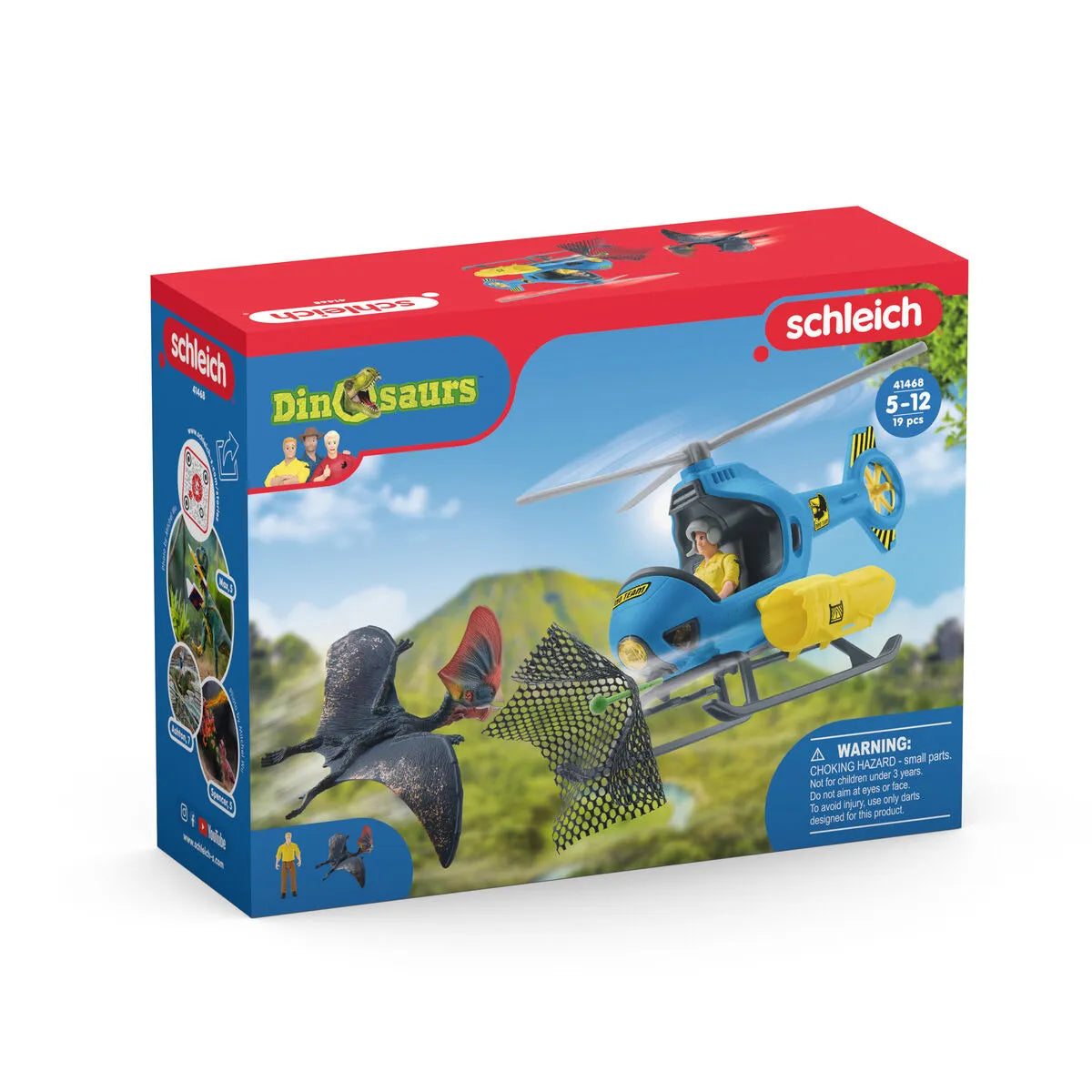 Helikoptéra Schleich Dinosaurs + 5 Rokov 19 Pcs - Hračky a Hry Bábiky Postavičky