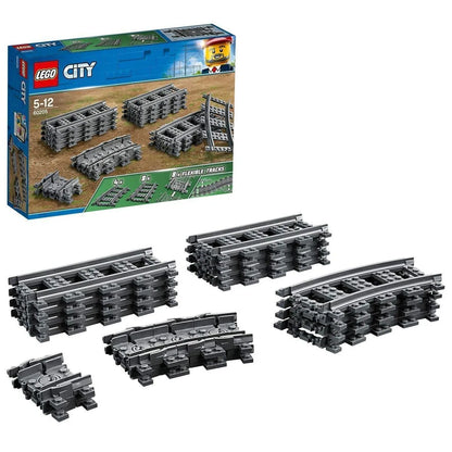 Herná Sada Lego City 60205 železničný Balíček 20 Kusov - Hračky a Hry Vozidlá