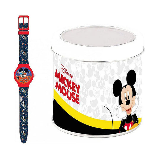 Hodinky pre Deti Cartoon Mickey Mouse - Tin Box ***special Offer*** (ø 32 Mm) - Chlapec