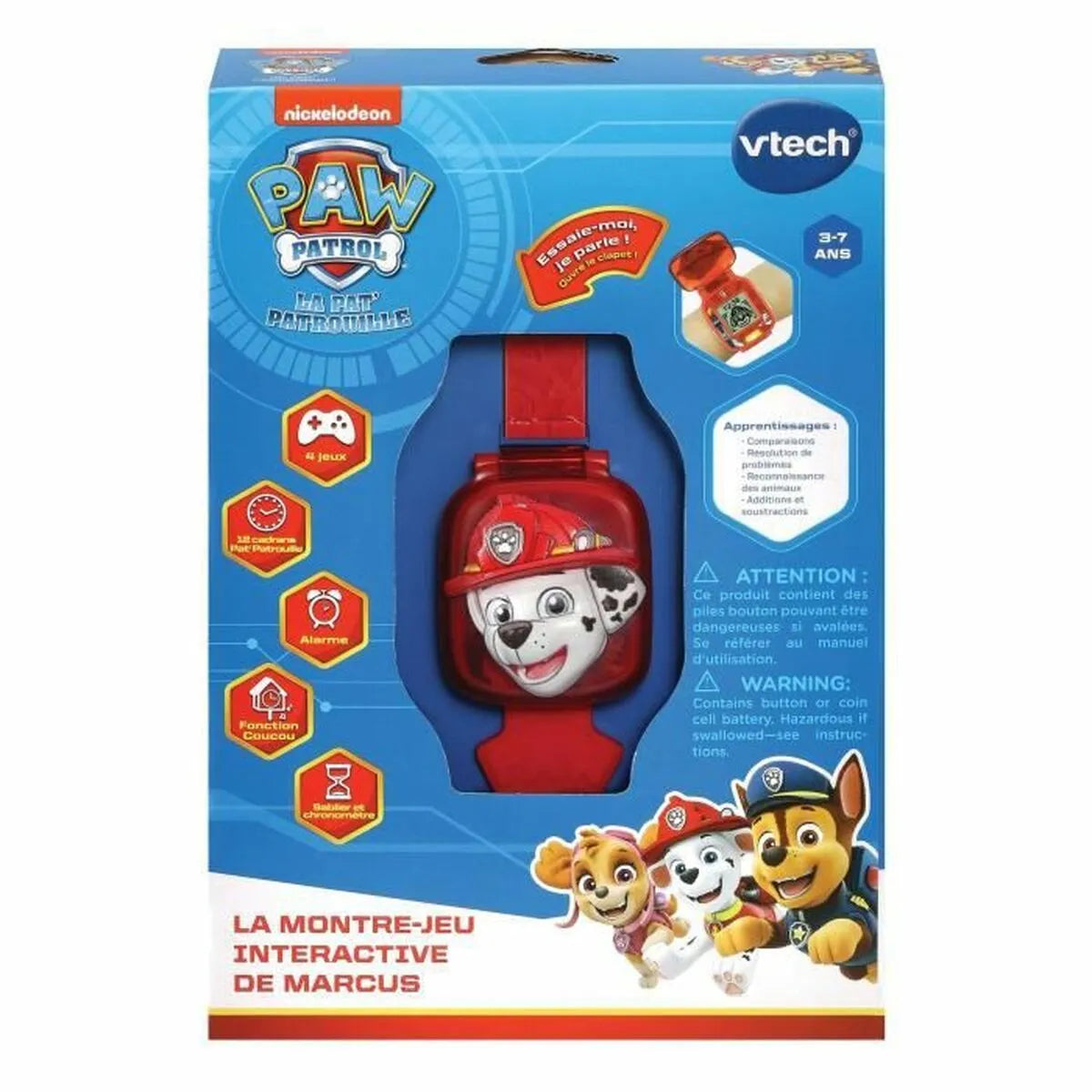 Hodinky pre Deti Vtech The Paw Patrol - Dieťa Hračky v Ranom Detstve