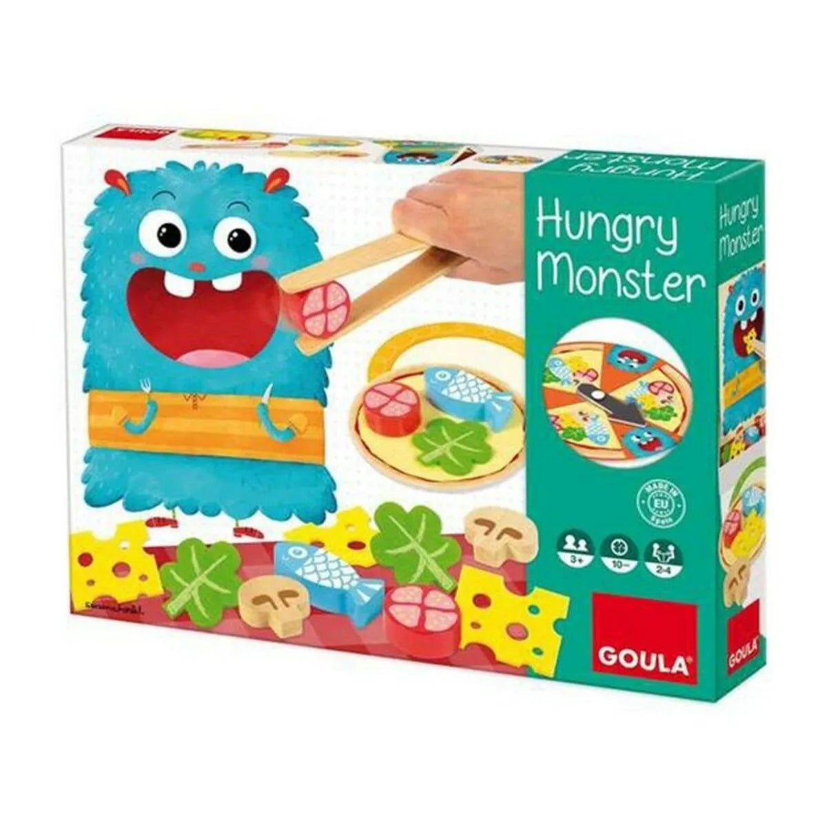 Hra Zručnosti pre Bábätko Hungry Monster Goula 53172 - Hračky