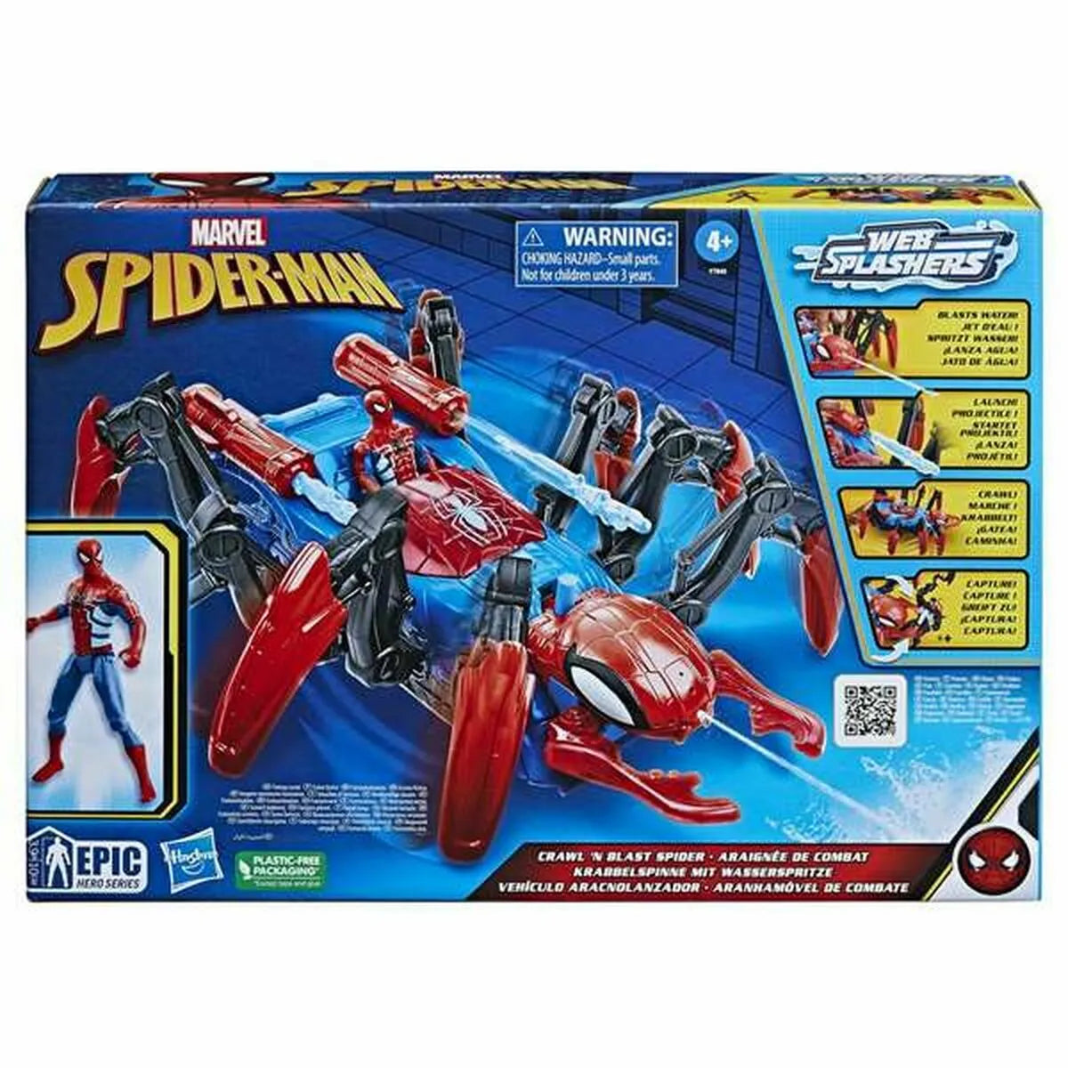 Hracia Sada Dopravných Prostriedkov Hasbro Spiderman Odpaľovač Projektilov - Hracie Sady