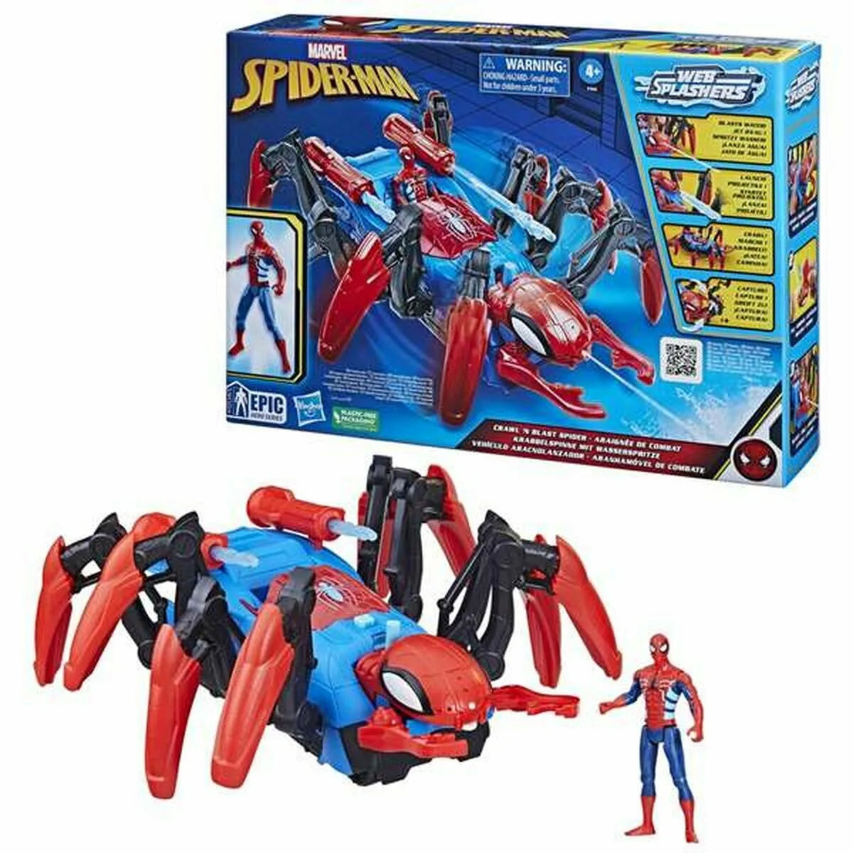 Hracia Sada Dopravných Prostriedkov Hasbro Spiderman Odpaľovač Projektilov - Hracie Sady