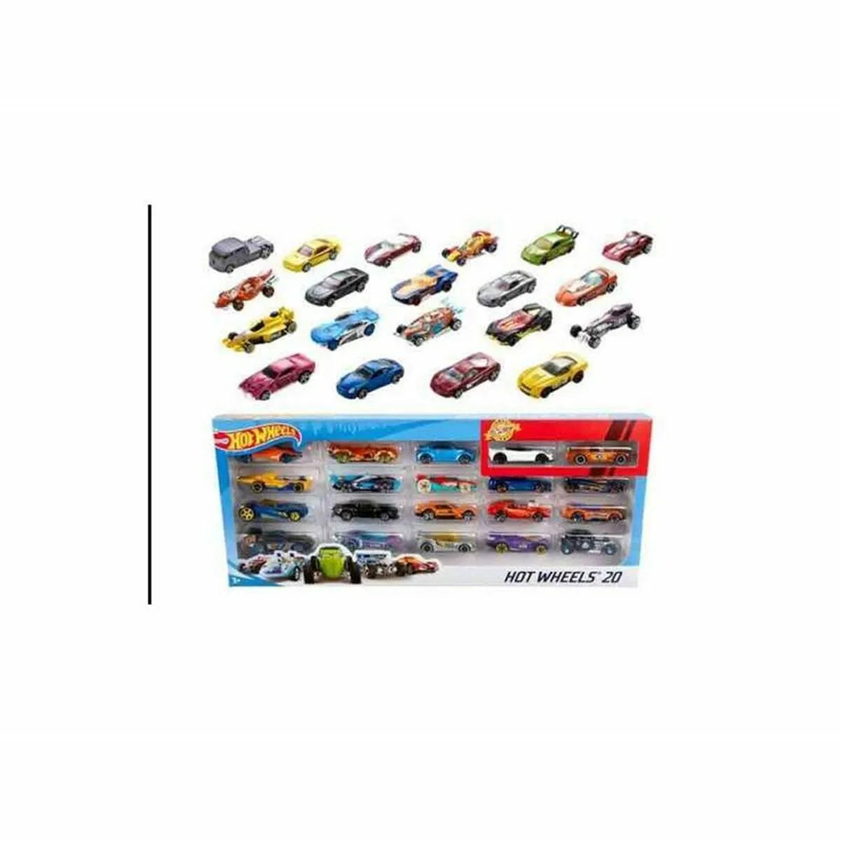 Hracia Sada Dopravných Prostriedkov Hot Wheels H7045 - Autá