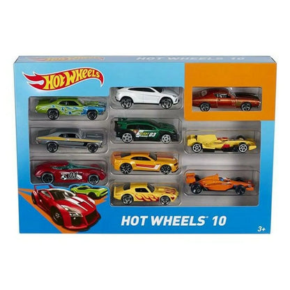 Hracia Sada Dopravných Prostriedkov Hot Wheels Kov (10 Pcs) - Autá