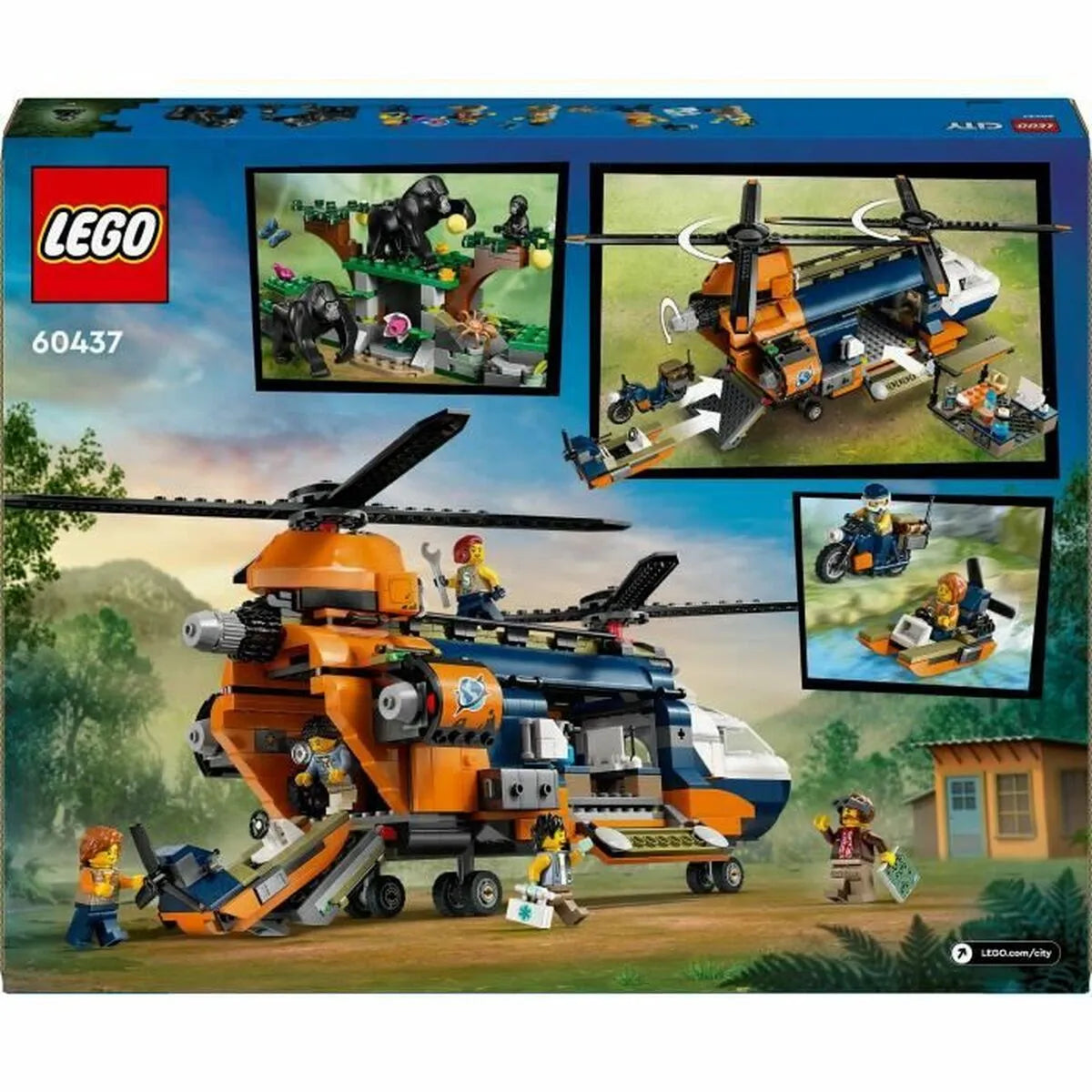 Hracia Sada Dopravných Prostriedkov Lego 60437 Džungle - Hračky a Hry Bábiky Postavičky