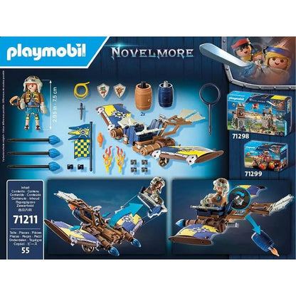 Hracia Sada Dopravných Prostriedkov Playmobil Novelmore 71211 55 Kusy - Hračky a Hry Bábiky Postavičky