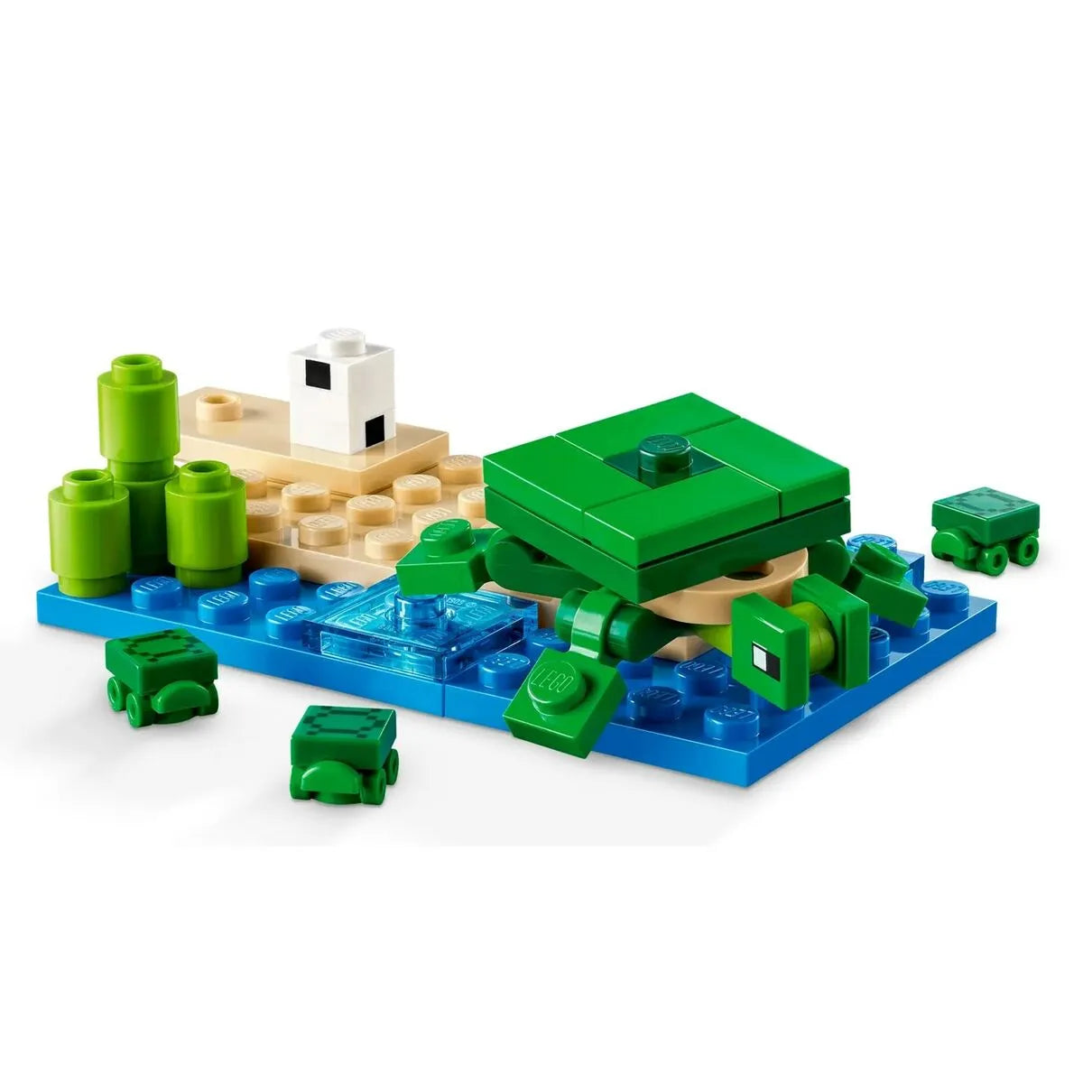 Hracia Sada Lego 21254 Minecraft Korytnačí Plážový Domček