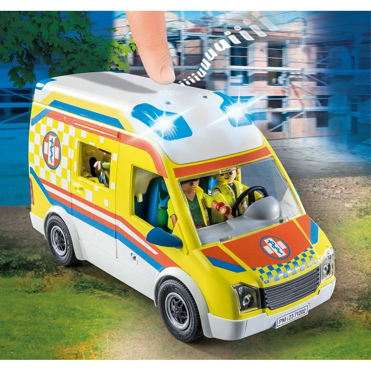 Hracia Sada Playmobil 71202 City Life Ambulancia 67 Kusov - Hracie Sady