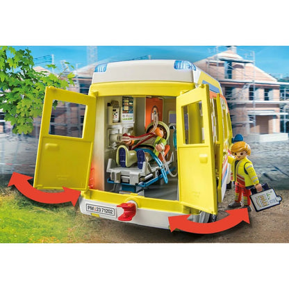 Hracia Sada Playmobil 71202 City Life Ambulancia 67 Kusov - Hracie Sady