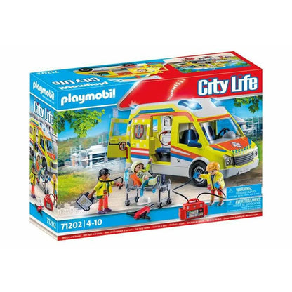 Hracia Sada Playmobil 71202 City Life Ambulancia 67 Kusov - Hracie Sady