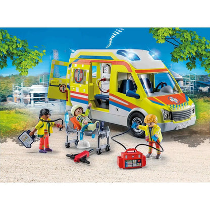 Hracia Sada Playmobil 71202 City Life Ambulancia 67 Kusov - Hracie Sady