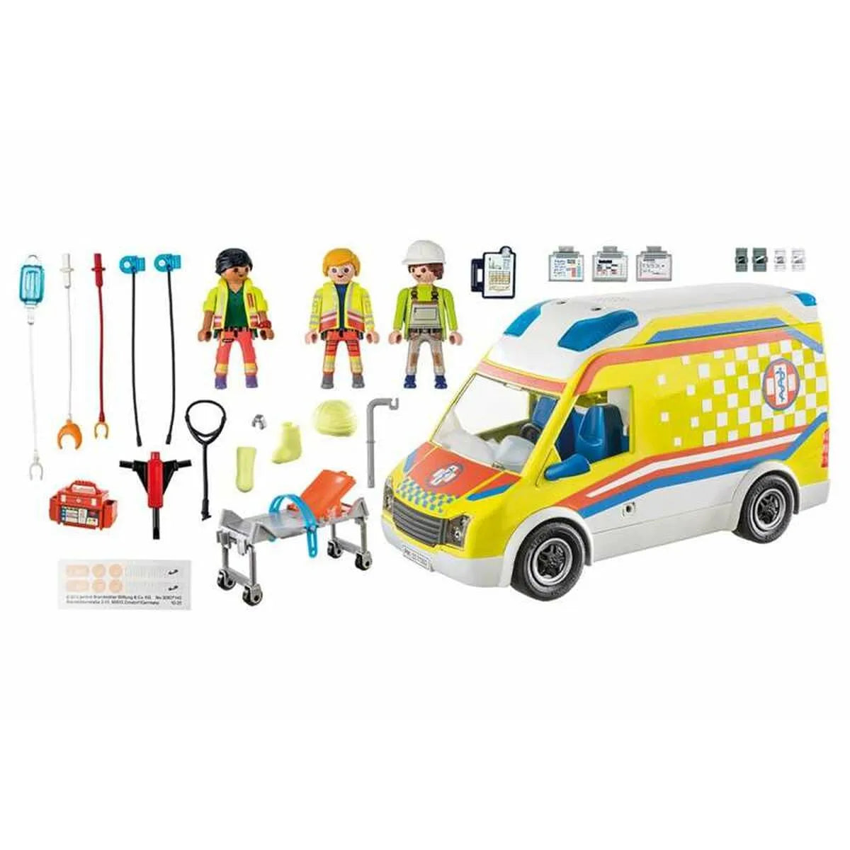 Hracia Sada Playmobil 71202 City Life Ambulancia 67 Kusov - Hracie Sady