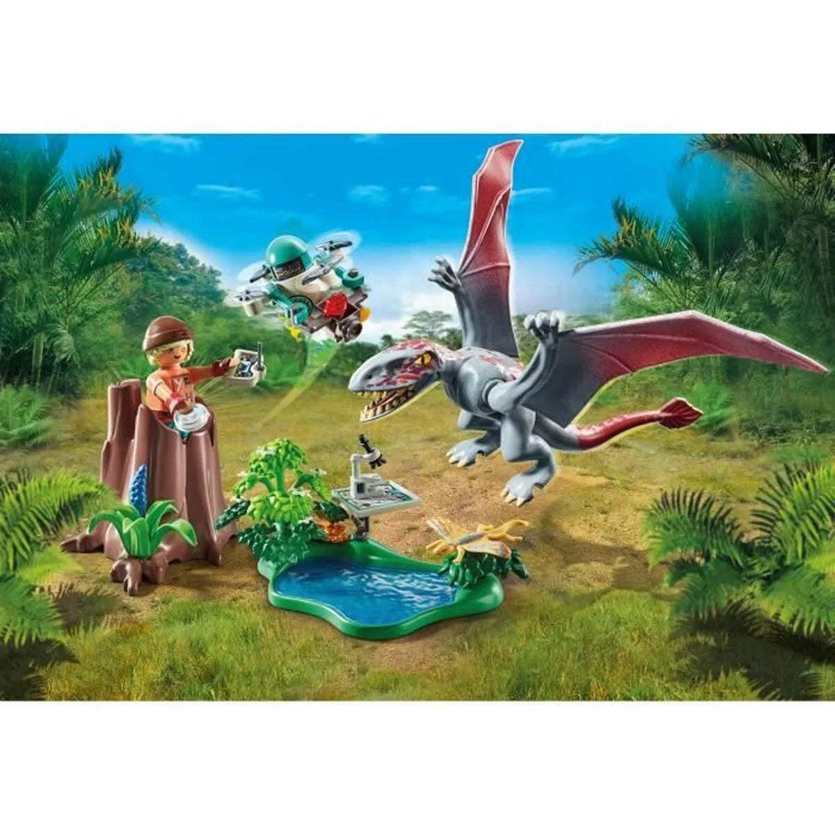 Hracia Súprava Playmobil Dinos 71525 - Hračky a Hry Bábiky Postavičky