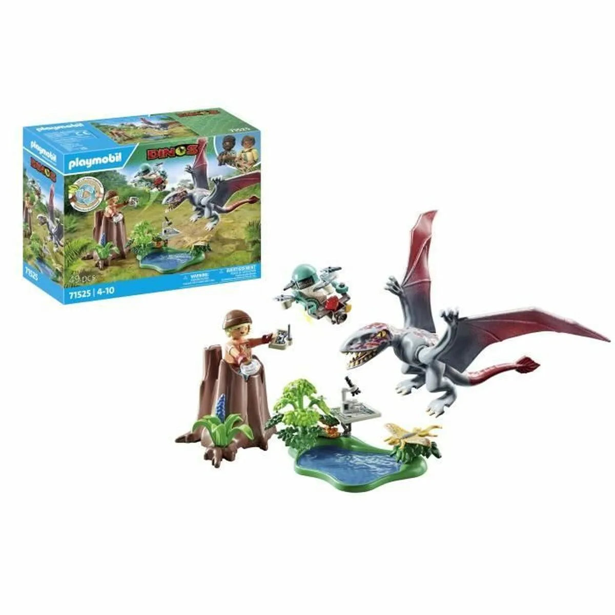 Hracia Súprava Playmobil Dinos 71525 - Hračky a Hry Bábiky Postavičky