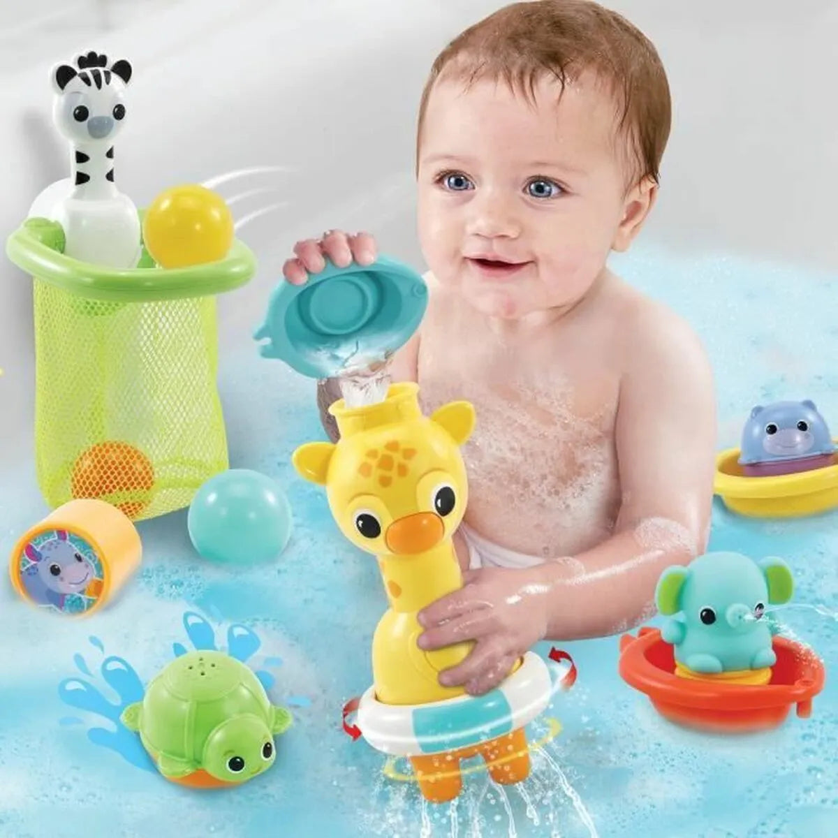 Hračky do Vane Vtech Baby Coffret De Bain Multi-activité - pre Bábätká