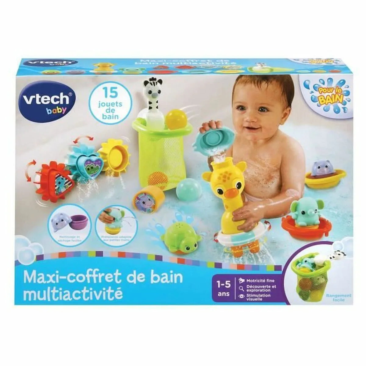 Hračky do Vane Vtech Baby Coffret De Bain Multi-activité - pre Bábätká