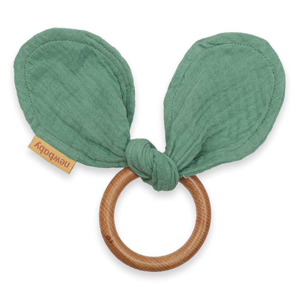 Hryzátko pre Deti Ušká New Baby Ears Mint - Hryzátka - New Baby