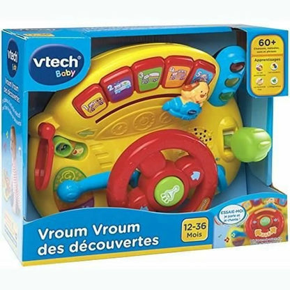 Hudobná Hračka Vtech Baby Vroum Des Découvertes Volant - Dieťa Hračky v Ranom Detstve