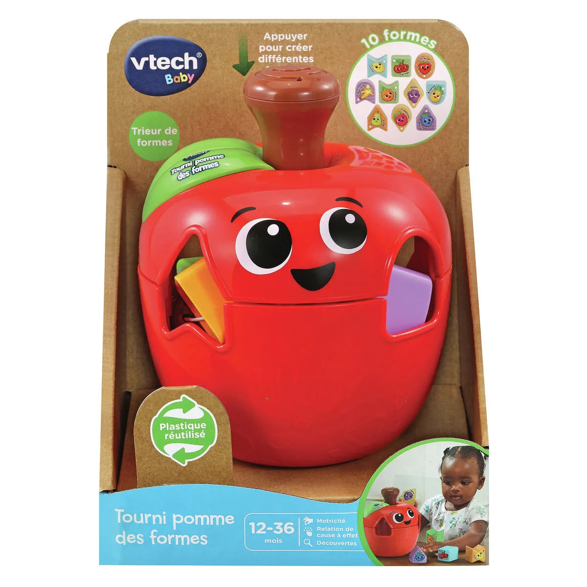 Interaktívna Hračka pre Bábätká Vtech Baby Tourni Pomme Des Formes - Hračky