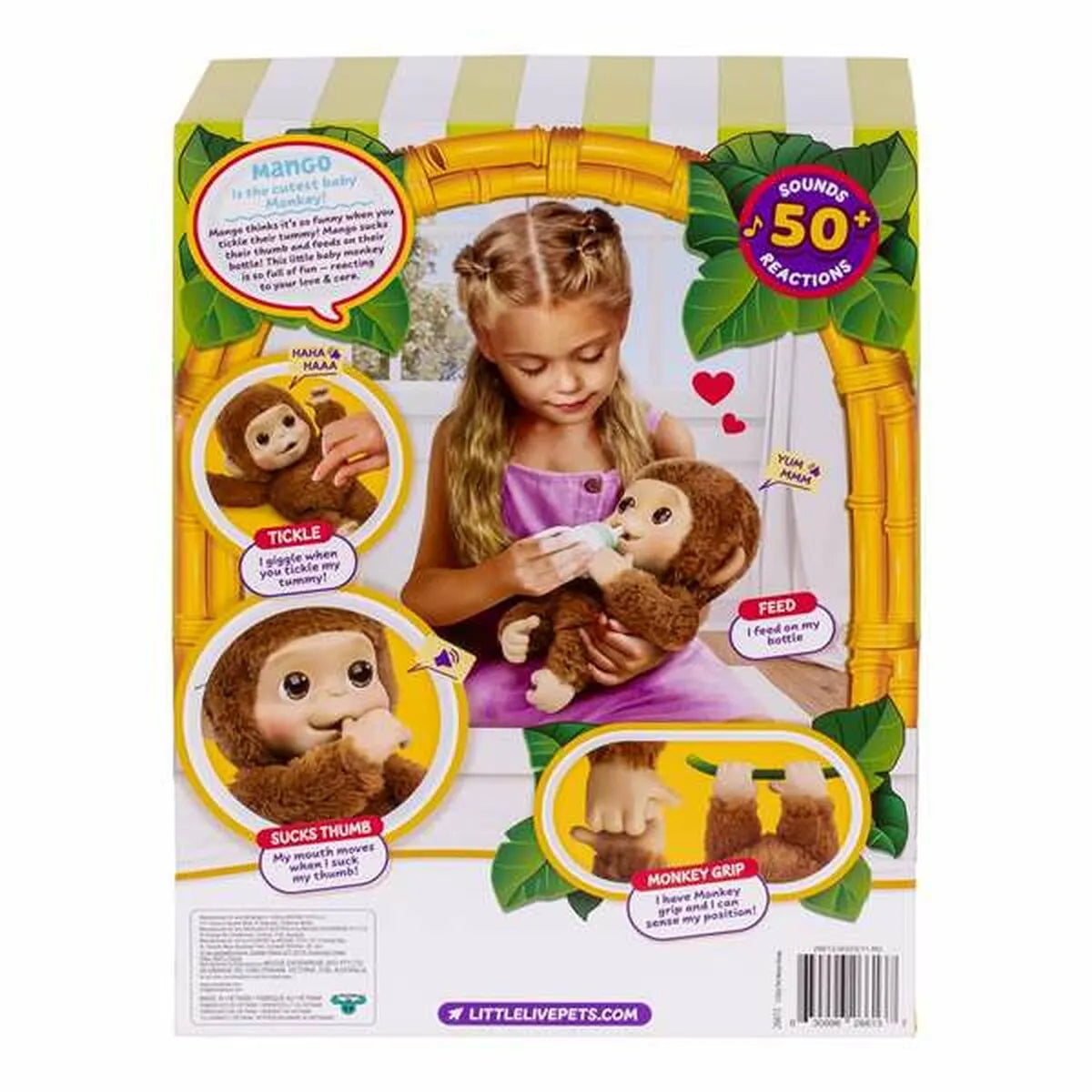 Interaktívny Maskot Famosa my Baby Monkey Little Live Pets - Hracie Sady