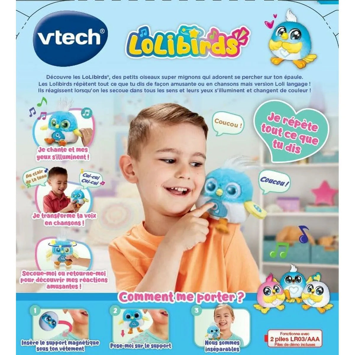 Interaktívny Maskot Vtech Lolibirds (fr) - Hračky a Hry Elektronické