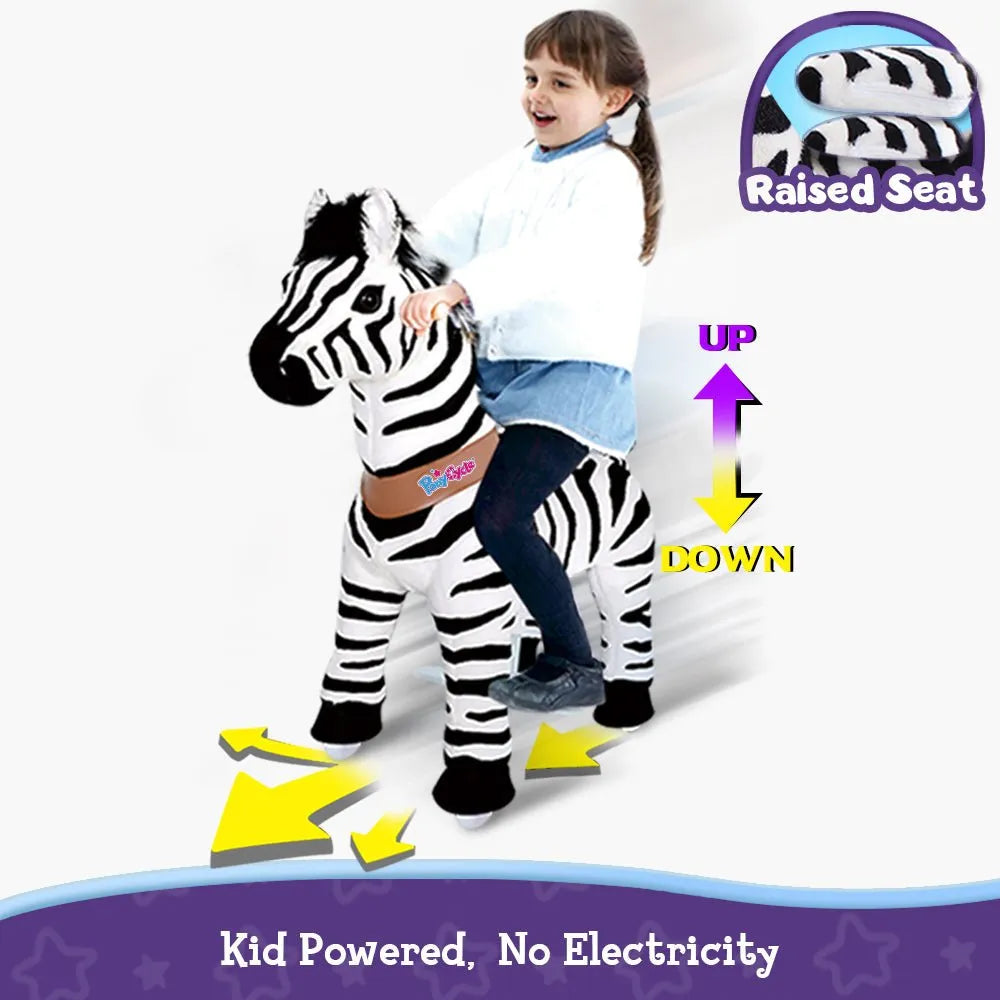 Jazdecká Zebra Model u - 3 Až 5 Rokov - Ponycycle - Jazdecké Koníky