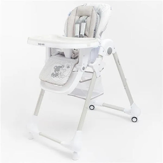 Jedálenská Stolička Baby Mix Infant Grey - Jedálenské Stoličky - Baby Mix