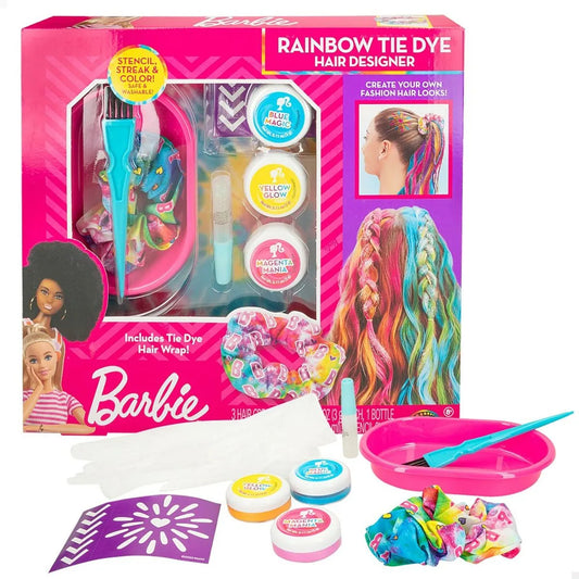 Kadernícky Set Barbie Rainbow tie Vlasy s Melírom Viacfarebná - Hračky a Hry Napodobňovacie