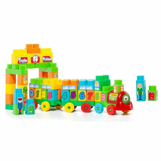 Kamión so Stavebnicami Moltó Train Station (70 Pcs) - Hračky a Hry