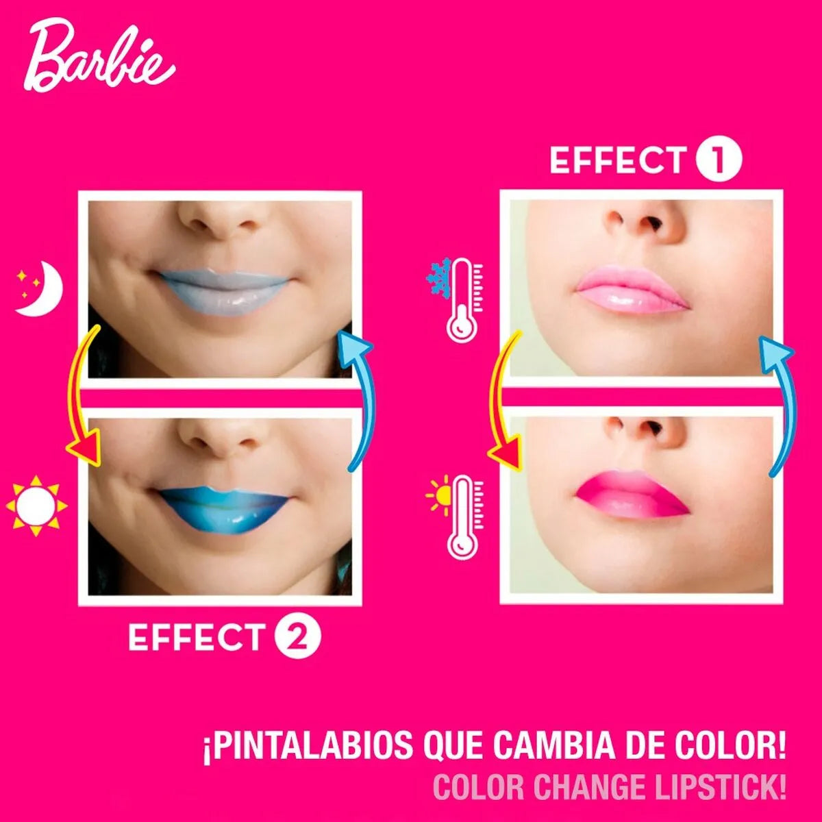 Kit to Create Makeup Barbie Studio Color Change Rúž 15 Kusy - Hračky a Hry Kostýmy Príslušenstvo