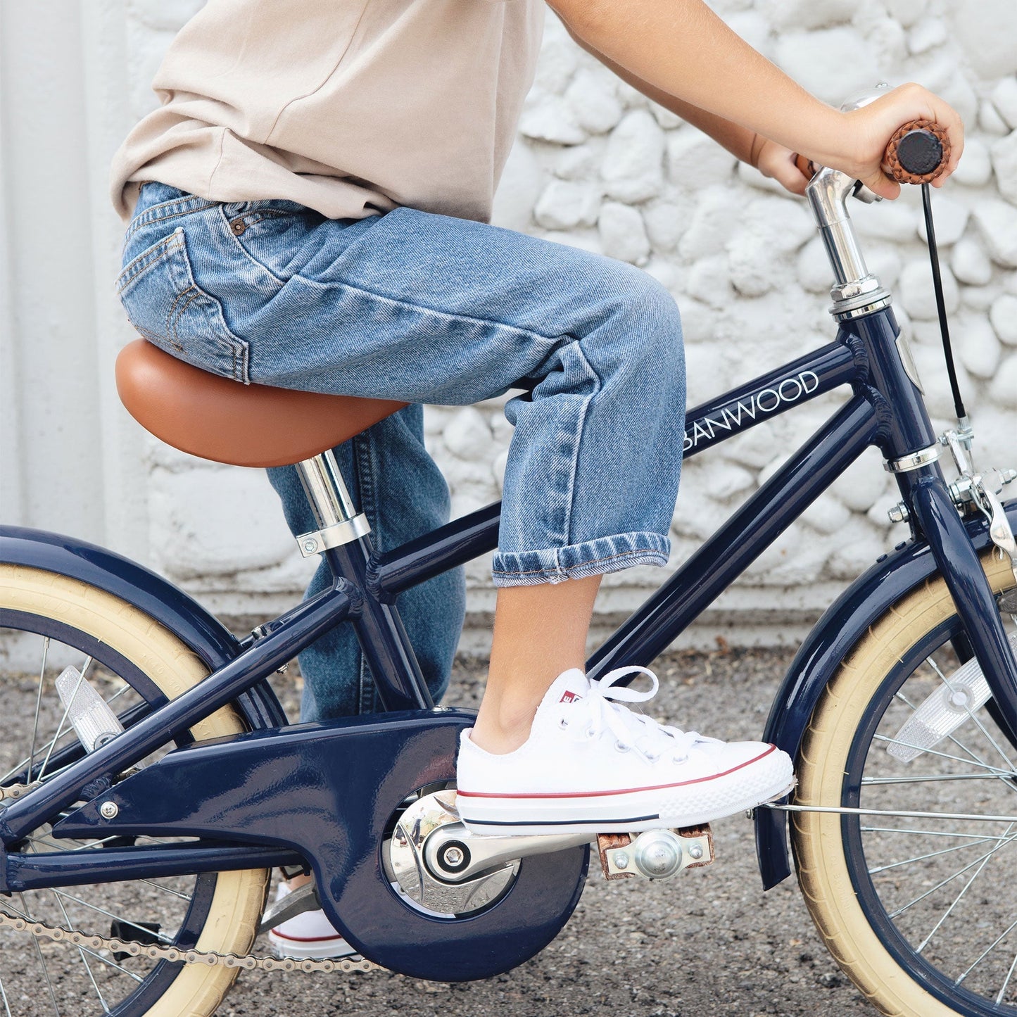 Klasický Bicykel - Tmavomodrý - Banwood - Bicykle