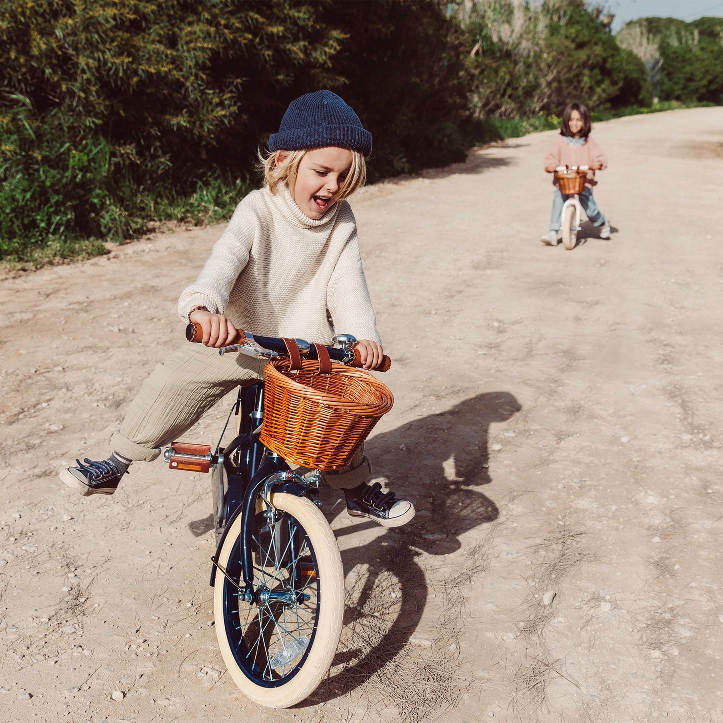 Klasický Bicykel - Tmavomodrý - Banwood - Bicykle